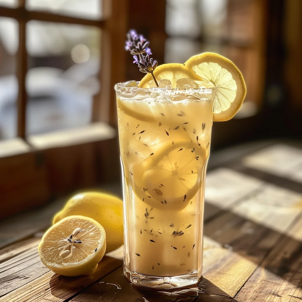 Coconut Lavender Lemonade Mocktail
