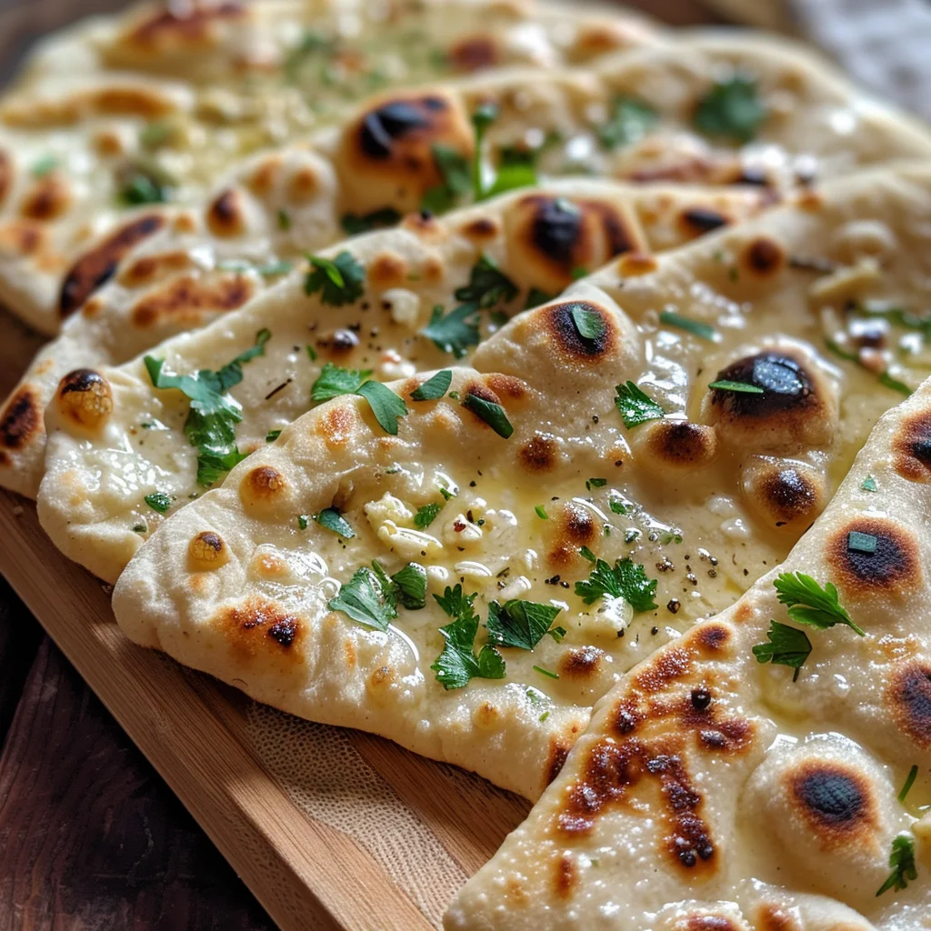 Cottage Cheese Garlic Naan (High Protein, No Yeast!)