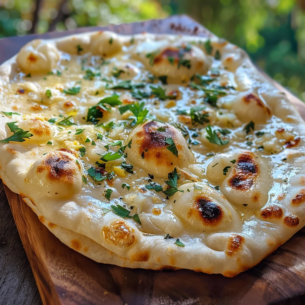 Cottage Cheese Garlic Naan (High Protein, No Yeast!) image 3