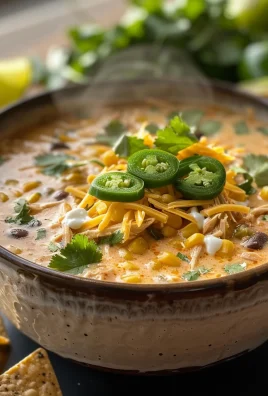 Crockpot Mexican Street Corn & Chicken Chowder