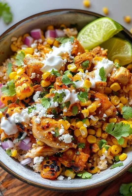 Delicious Street Corn Chicken Rice Bowl Recipe