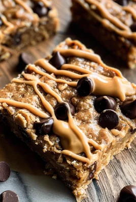 Flourless Peanut Butter Banana Chocolate Chip Bars