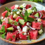 Greek Watermelon Salad
