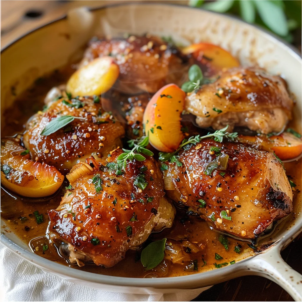 Honey Butter Peach Chicken