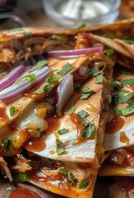 Hot Honey BBQ Chicken Quesadillas