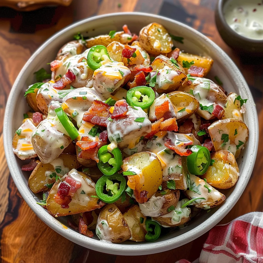 Jalapeno Popper Roasted Potato Salad