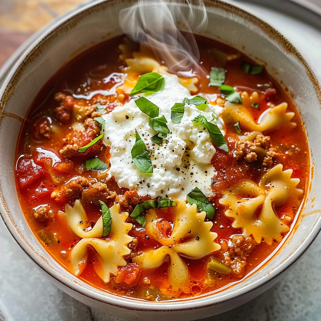 Lasagna Soup