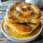 Lemon Poppy Seed Pull-Apart Bread