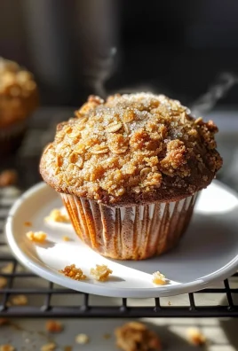 Maple Brown Sugar Oatmeal Muffins