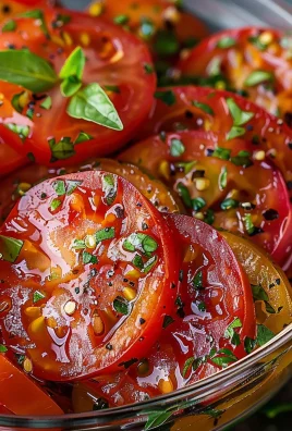 Marinated Tomatoes: A Delicious Recipe for Flavorful Summer Salads