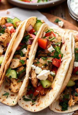 Mediterranean Chicken Tacos