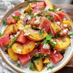Peach Watermelon Salad: Refreshing Summer Delight Awaits!