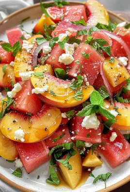 Peach Watermelon Salad: Refreshing Summer Delight Awaits!