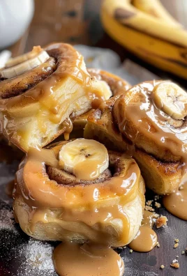 Peanut Butter Banana Cinnamon Rolls