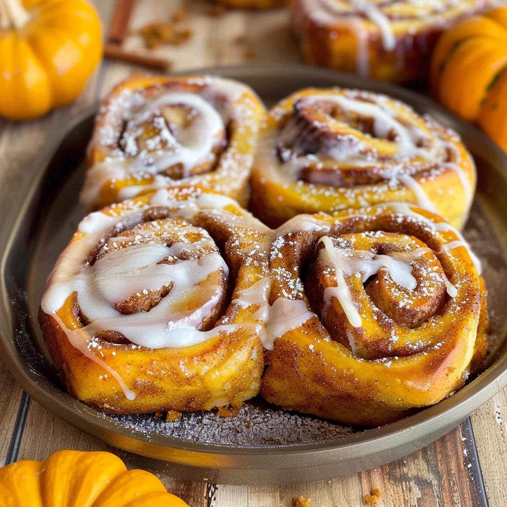Pumpkin Cinnamon Rolls