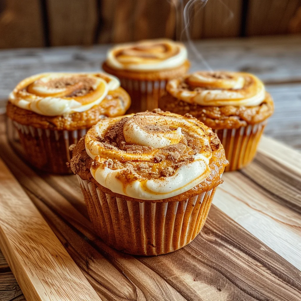 Pumpkin Swirl Muffins