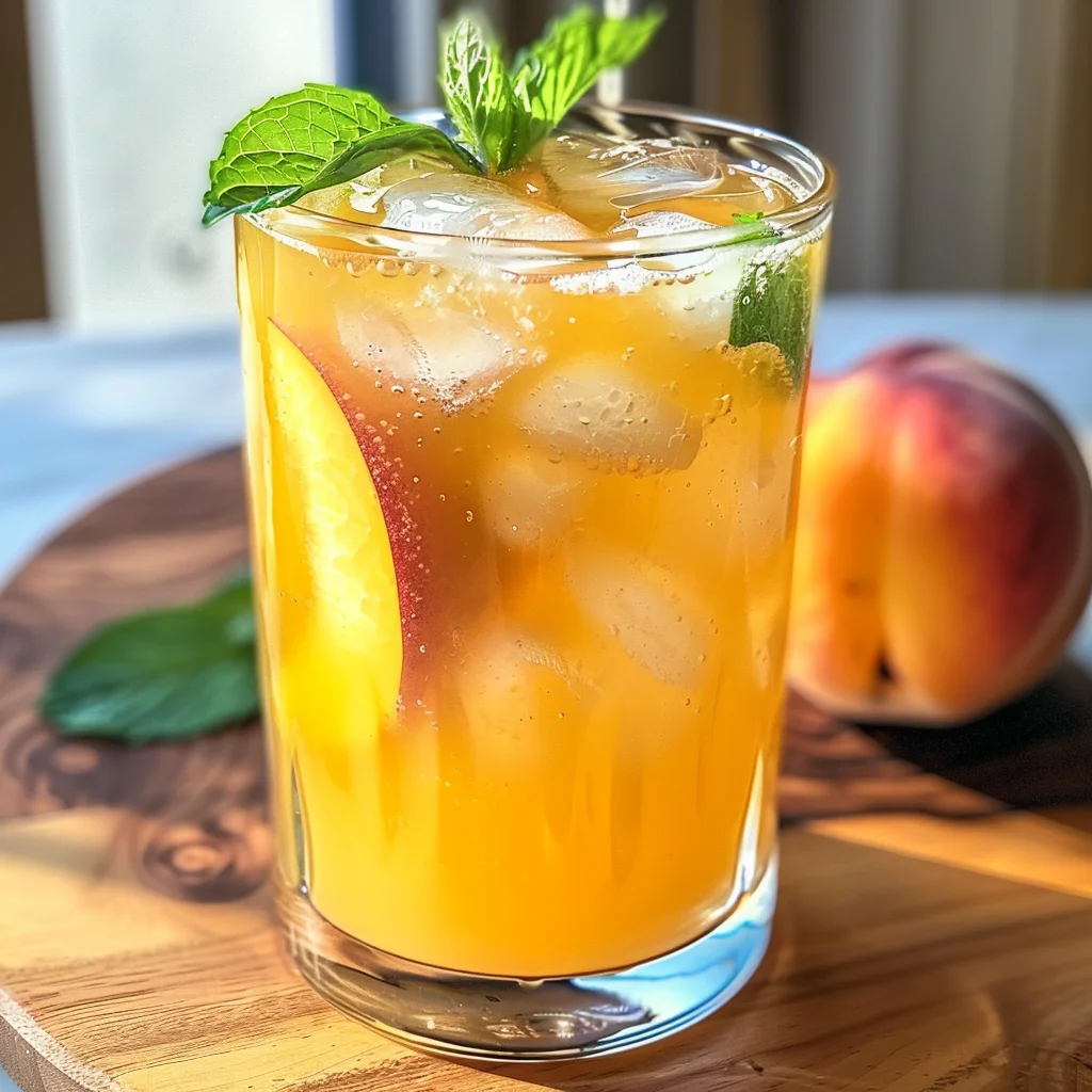 Refreshing Peach Lemonade