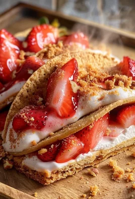 Strawberry Crunch Cheesecake Tacos