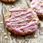 Strawberry Iced Oatmeal Cookies Recipe