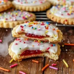 Strawberry Pop Tart Sugar Cookies