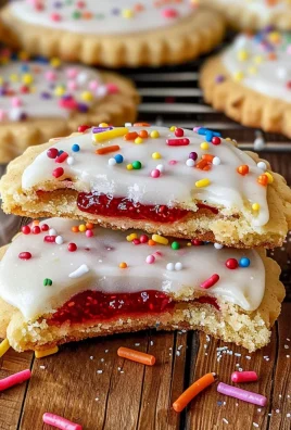 Strawberry Pop Tart Sugar Cookies