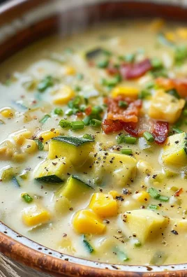 Summer Corn and Zucchini Chowder Recipe