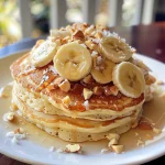 Toasted Coconut Macadamia Pancakes with Coconut Syrup