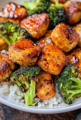 Air Fryer Chicken Bites and Broccoli