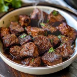 Air Fryer Juicy Steak Bites