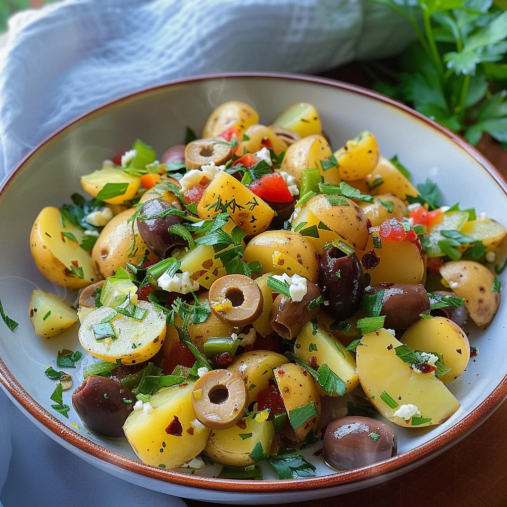Amazing Mediterranean Potato Salad: 2 Flavors to Adore