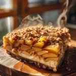 Apple Crisp Cheesecake Delight: A Delicious Fusion of Flavors