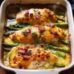 Asparagus & Bacon Chicken Potato Casserole