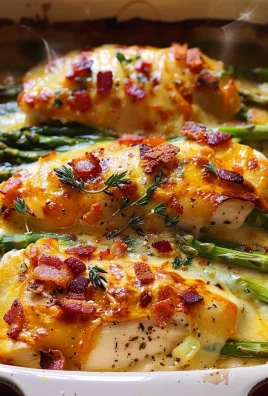 Asparagus & Bacon Chicken Potato Casserole