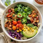 BBQ Ranch Chicken Quinoa Bowls