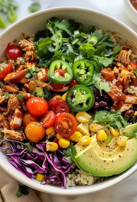 BBQ Ranch Chicken Quinoa Bowls