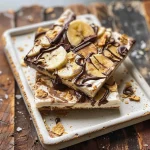 Banana & Nutella Frozen Yogurt Bark