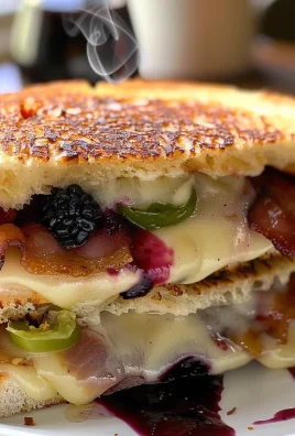 Blackberry Bacon Grilled Cheese