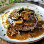Bobby Flay Salisbury Steak with Mushroom Gravy