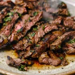 Charred and Juicy Marinated Skirt Steak
