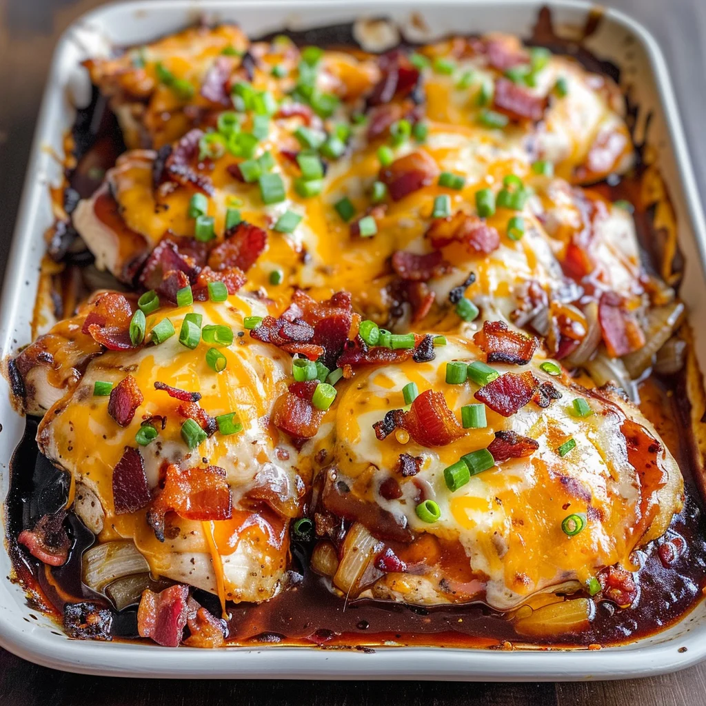 Cheesy Bacon BBQ Chicken