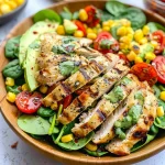 Cilantro Lime Grilled Chicken Salad