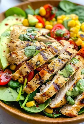 Cilantro Lime Grilled Chicken Salad