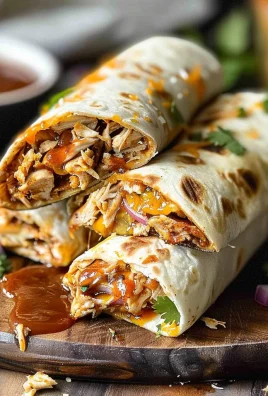 Crispy BBQ Chicken Wraps