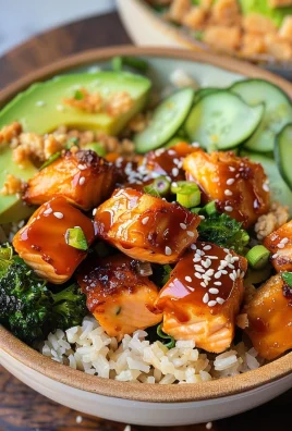Crispy Bang Bang Salmon Bites Bowls