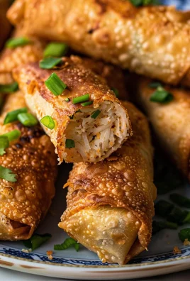 Crispy Crab Cake Egg Rolls: A Savory Seafood Snack Delight