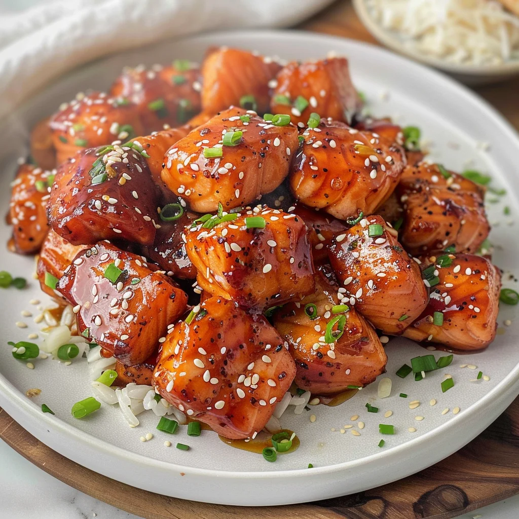 Crispy Honey Garlic Salmon Bites: A Flavor-Packed Delight for Any Occasion