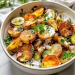Crispy Smashed Potato Salad