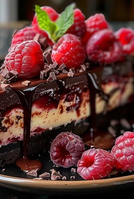 Dark Chocolate Raspberry Cheesecake: Indulge in a Decadent Dessert Delight