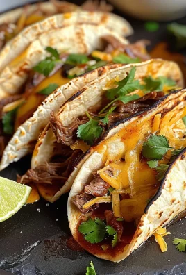 Easy Birria Tacos with Consomme in the Slow Cooker