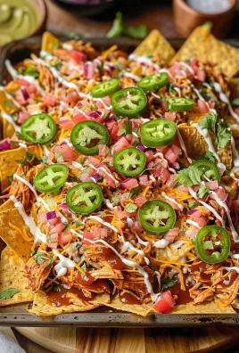Easy Sheet Pan BBQ Chicken Nachos